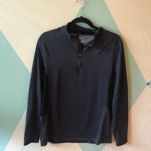 half zipped sweater.